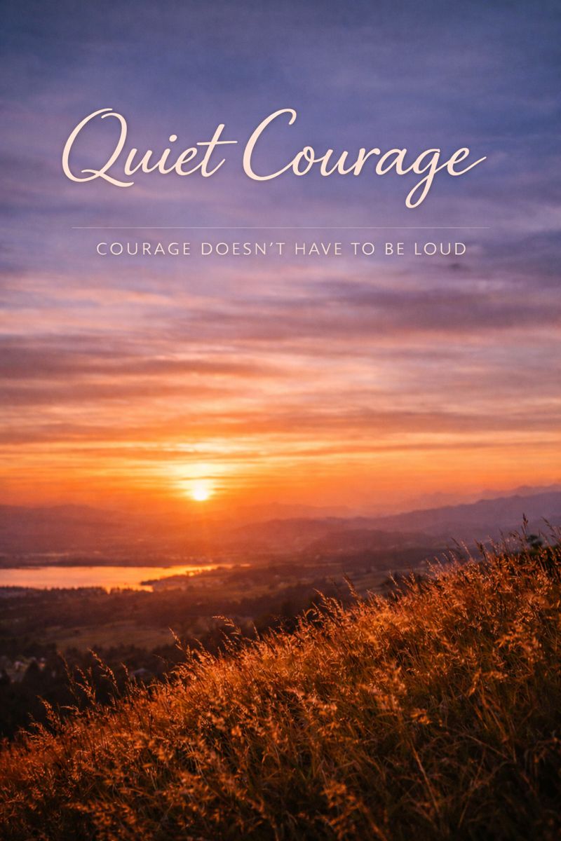 Midlife, Quiet Courage, and Tough Conversations
